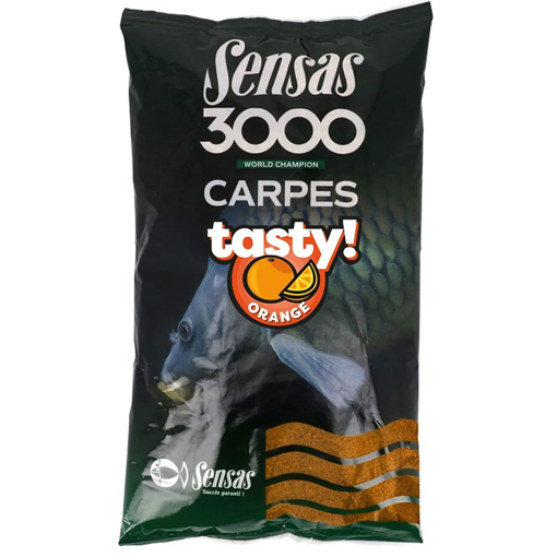 Obrázek z Sensas 3000 Carp Tasty Orange 1kg (kapr Pomeranč)