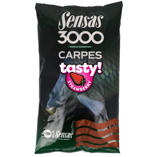 Image sur Sensas 3000 Carp Tasty Strawberry 1kg (Fraise)