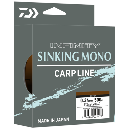 Bild von Daiwa Infinity Sinking Mono 500m Olive 0.37mm 10.1