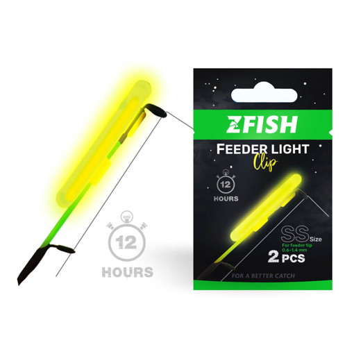 ZFISH Chemické světlo Feeder Clip SS 0.6-1.4mm 2ks