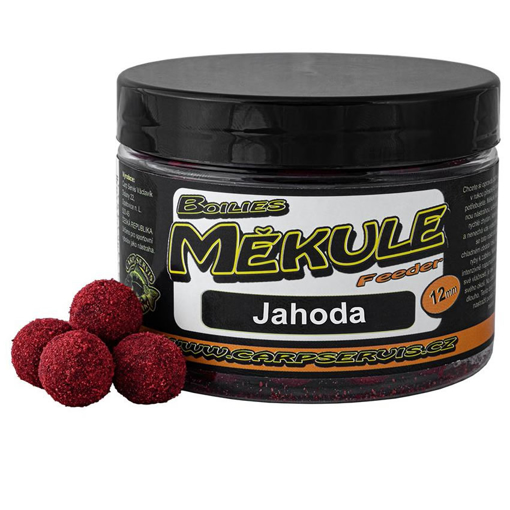 Obrázek z Boilies Měkule Feeder 100g 12mm Jahoda